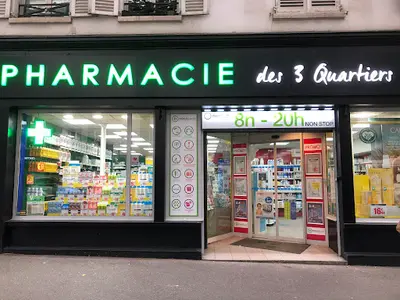 Pharmacie des 3 Quartiers | Avenue de Clichy Paris 18ème