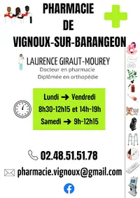Pharmacie de Vignoux sur Barangeon - Téléconsultation