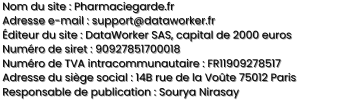 Informations légales